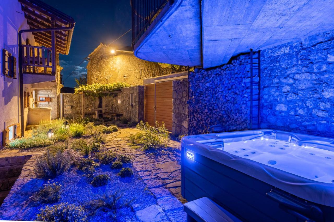 Karst House Zan Pliskovica With Private Pool Villa Dutovlje Eksteriør bilde